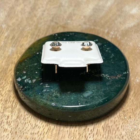 NEW CZ 925 Sterling Silver Stud Earrings - Picture 6 of 9